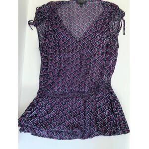 BANANA REPUBLIC Blouse with adjustable drawstring sleeves Flare Waist Size Small